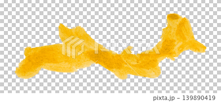 yellow brush isolated on transparent background yellow watercolor yellow brush isolated on transparent background yellow watercolor 139890419