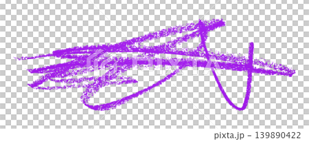 purple pencil strokes isolated on transparent background purple pencil strokes isolated on transparent background 139890422