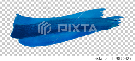 blue brush isolated on transparent background blue watercolor blue brush isolated on transparent background blue watercolor 139890425
