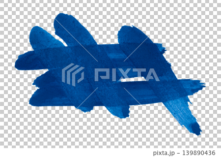 blue brush isolated on transparent background blue watercolor blue brush isolated on transparent background blue watercolor 139890436