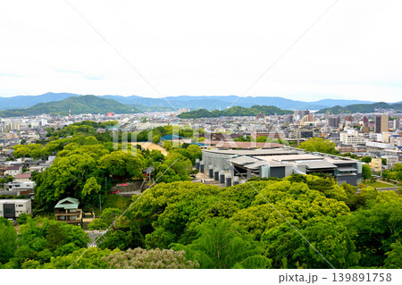 日本100名城・和歌山城からの風景 139891758