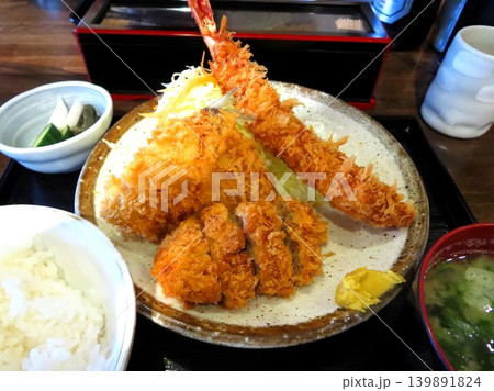 2014.5.27 巣鴨地蔵通商店街ときわ食堂のミックスフライ定食 2014.5.27 巣鴨地蔵通商店街ときわ食堂のミックスフライ定食 139891824