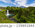 音止の滝と富士山 139891844