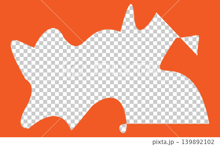 Abstract animal-style frame Abstract animal-style frame 139892102