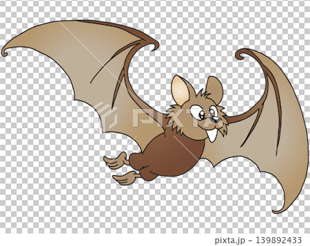 Hand-drawn animal illustration ☆ Bat Hand-drawn animal illustration ☆ Bat 139892433