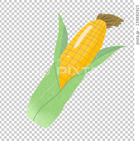とうもろこしのイラスト とうもろこしのイラスト 139892925