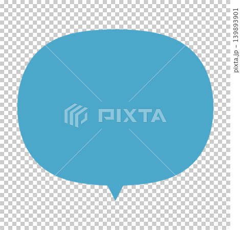 Simple speech bubble with solid color Simple speech bubble with solid color 139893901