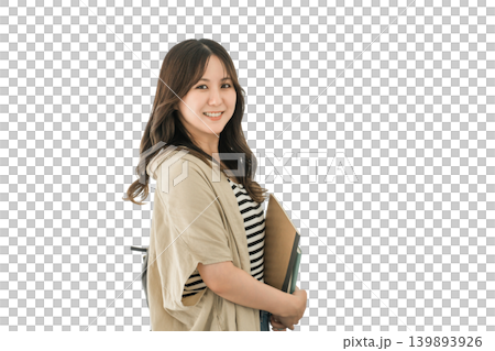College students and businesswomen (students, cram schools, prep schools) in university, school, and office corridors College students and businesswomen (students, cram schools, prep schools) in university, school, and office corridors 139893926