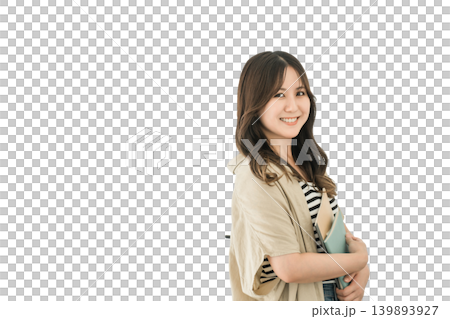 大學/學校/辦公室走廊上的大學生/女商人(學生/補習班/預科學校) 大學/學校/辦公室走廊上的大學生/女商人(學生/補習班/預科學校) 139893927