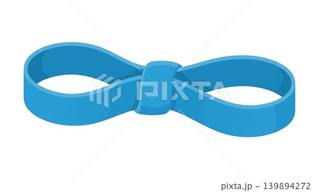 Blue Elastic Resistance Band for Muscle Test Blue Elastic Resistance Band for Muscle Test 139894272