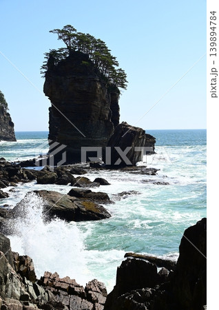 三陸復興国立公園 山王岩とその付近の風景 139894784