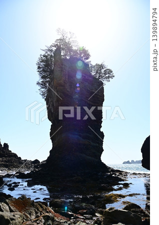 三陸復興国立公園 山王岩とその付近の風景 三陸復興国立公園 山王岩とその付近の風景 139894794