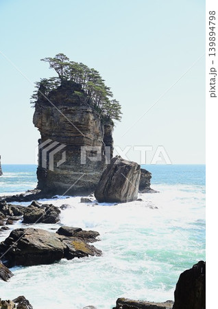 三陸復興国立公園 山王岩とその付近の風景 三陸復興国立公園 山王岩とその付近の風景 139894798