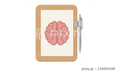 Clinical Psychology Wooden Clipboard with Pink Brain Logo and Pen Clinical Psychology Wooden Clipboard with Pink Brain Logo and Pen 139895099