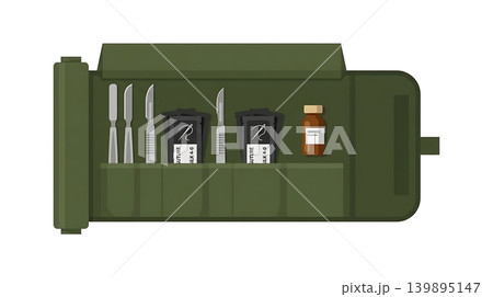 Combat Medic Field Surgical Canvas Roll Combat Medic Field Surgical Canvas Roll 139895147