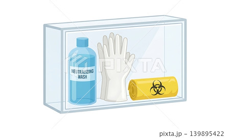 Chemistry Lab Chemical Spill Burn Kit 139895422