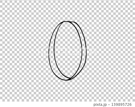 Simple line art illustration of a mirror used in a hair salon. Simple line art illustration of a mirror used in a hair salon. 139895726