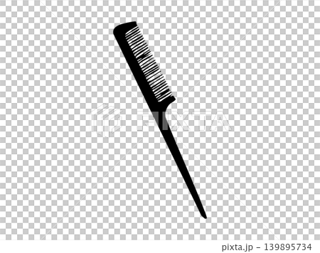 櫛やコームがある美容院 シンプルな線画イラスト 櫛やコームがある美容院 シンプルな線画イラスト 139895734