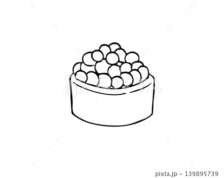 ブルーベリーを添えた丸い茶菓子の線画イラスト シンプルでかわいいスイーツ素材Select 85 ブルーベリーを添えた丸い茶菓子の線画イラスト シンプルでかわいいスイーツ素材Select 85 139895739