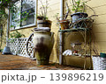 カフェの庭のオブジェ 139896219