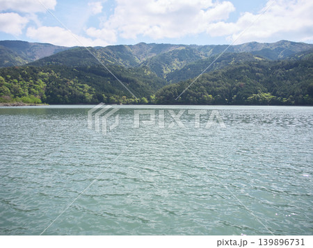 井川ダム 井川湖 大井川 4月の晴れの日 井川ダム 井川湖 大井川 4月の晴れの日 139896731
