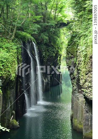 高千穂峡の真名井の滝 高千穂峡の真名井の滝 139897005