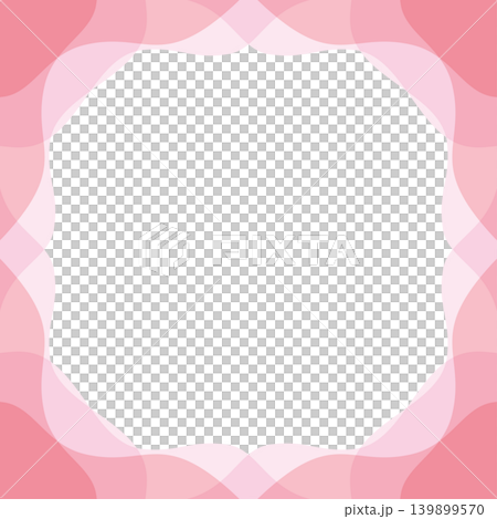 Simple pink square frame Simple pink square frame 139899570