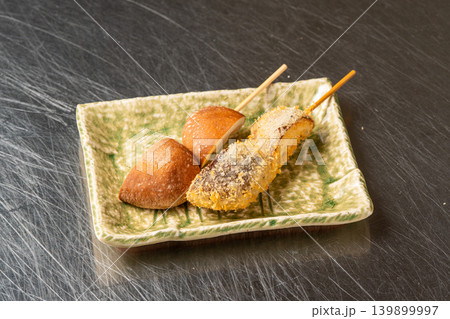 串カツ椎茸 旨味たっぷりの椎茸串揚げ料理 139899997