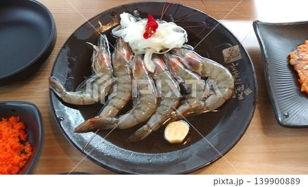 海老のしょうゆ漬け(韓国)Korean soy sauce marinated shrimp 海老のしょうゆ漬け(韓国)Korean soy sauce marinated shrimp 139900889