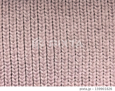 Dusty Pink Ribbed Knit Fabric Texture Background Dusty Pink Ribbed Knit Fabric Texture Background 139901826