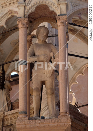 Scaliger tombs, a group of five gothic funerary monuments celebrating the Scaliger family in Verona, Italy Scaliger tombs, a group of five gothic funerary monuments celebrating the Scaliger family in Verona, Italy 139903219