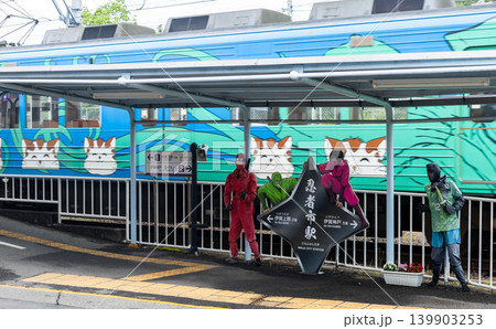 忍びの里 伊賀忍者市駅に忍者出現 忍びの里 伊賀忍者市駅に忍者出現 139903253