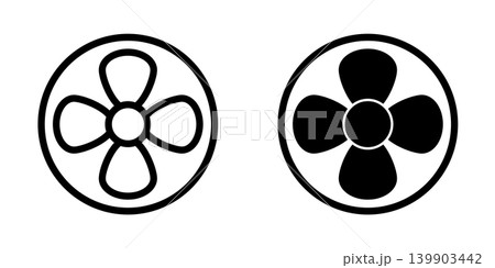 Air Fan icon design template Air Fan icon design template 139903442