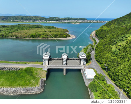 高知県四万十市　津蔵渕樋門 139903554