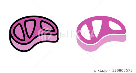 Meat icon design template 139903573