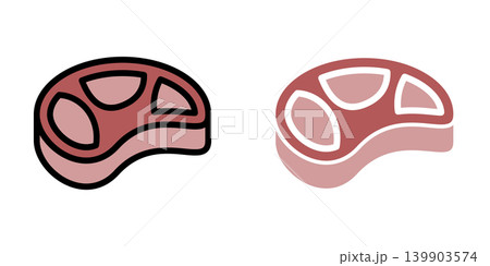 Meat icon design template Meat icon design template 139903574