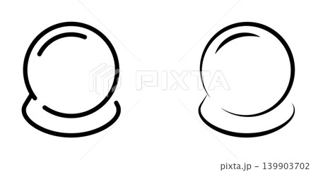 Magic Ball icon design template 139903702