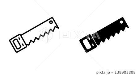Saw icon design template 139903809