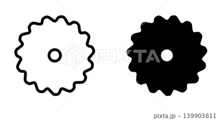 Saw icon design template Saw icon design template 139903811