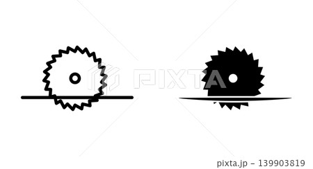 Saw icon design template 139903819