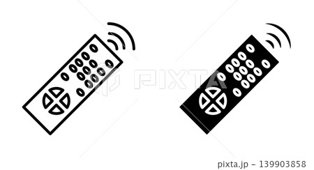 Remote Control icon design template Remote Control icon design template 139903858