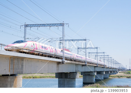【山陽新幹線】加古川を通過する博多方面の新幹線 139903953