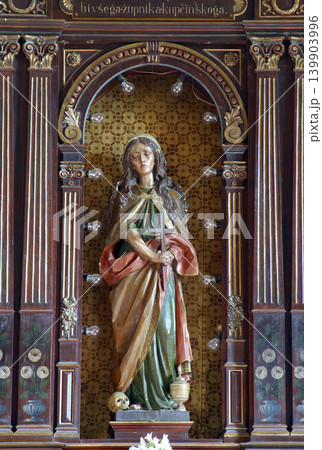 Saint Mary Magdalene, altar in Parish Church of Saint Mary Magdalene in Donja Kupcina, Croatia 139903996
