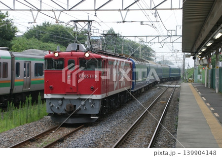 2006年夏の全国高校野球大会向け団体臨時列車【EF65-1118牽引】(蓮田駅にて)( 2006年夏の全国高校野球大会向け団体臨時列車【EF65-1118牽引】(蓮田駅にて)( 139904148