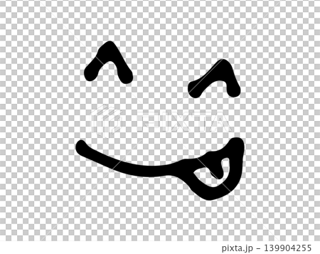 Simple hand-drawn face Simple hand-drawn face 139904255