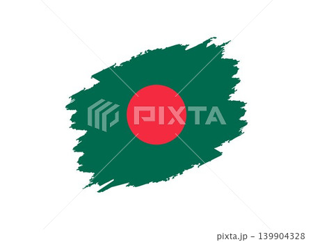 Bangladesh Flag Brush Stroke Illustration Bangladesh Flag Brush Stroke Illustration 139904328