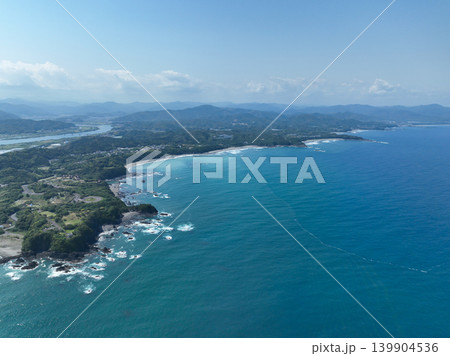 高知県四万十市 平野海岸周辺の風景 高知県四万十市 平野海岸周辺の風景 139904536