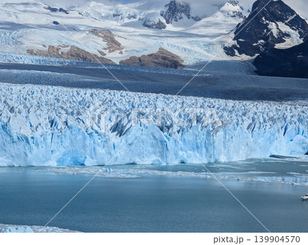 Perito Moreno Glacier ice wall landscape in Patagonia Argentina 139904570