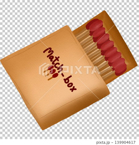 matches in box hand drawn illustration matches in box hand drawn illustration 139904617
