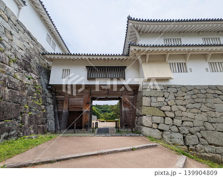 福島県二本松市の二本松城 霞ヶ城址 箕輪門 福島県二本松市の二本松城 霞ヶ城址 箕輪門 139904809